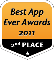 Best App Ever Awards 2nd Place Simplex Spelling HD