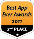 Best App Ever Awards 2nd Place Simplex Spelling HD