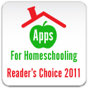 Apps For Homeschooling Readers Choice Award
